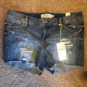 Torrid 3.5 inch distressed shorts *NEW* with tags